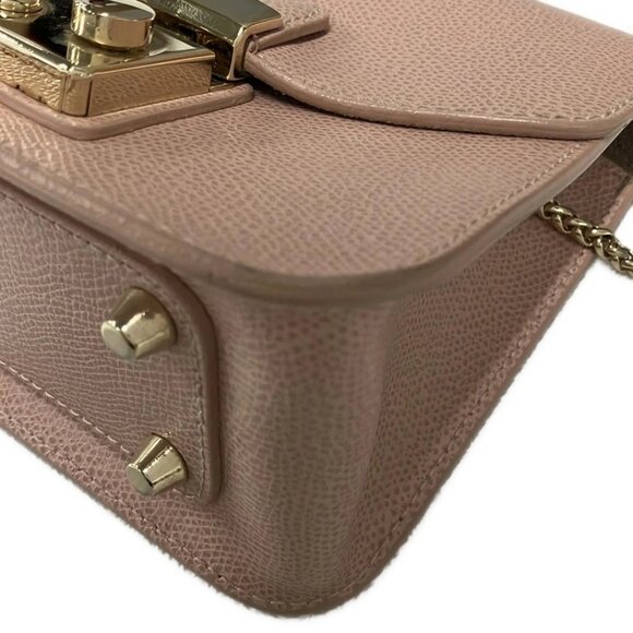 FURLA Metropolis G6400 Light Pink Leather - Shoulder Bag - Picture 7 of 12